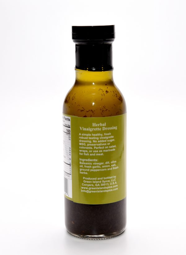 Green Island Spice Herbal Balsamic Vinaigrette Dressing Case of  12, (12 oz  bottle) Hot on Sale