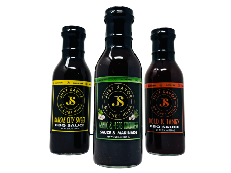 Just Savor Sauce and Marinade Variety Pack |  Set of 3 For Cheap