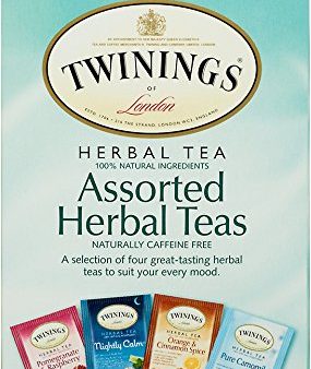 Assorted Herbal Teas, 4 Flavor Variety Pack For Discount