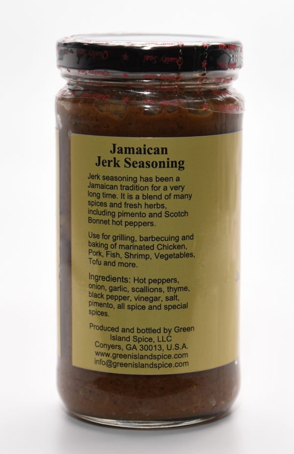 Green Island Spice Jamaican Jerk Seasoning Authentic Hot & Spicy 12 Ounce Hot on Sale