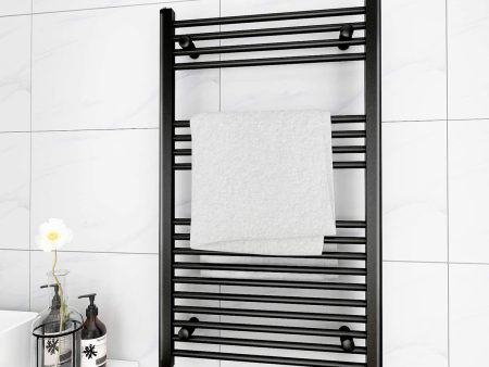 Towel Warmer Rack, Steel Heated Drying Rack Plug-in Wall Mounted Towel Warmer Rack for Bathroom (Black, 18 Bar) Cheap