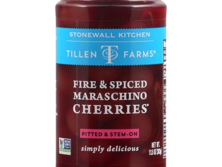 Fire Spiced Maraschino Cherries Pitted Stem on Discount