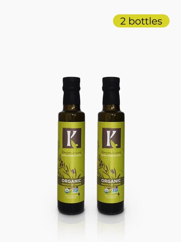 Organic Extra Virgin Olive Oil Glass Bottle 250ml Fashion