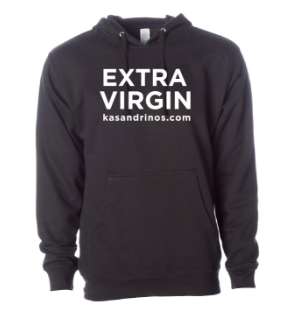 Kasandrinos Logo Extra Virgin Hoodie For Cheap