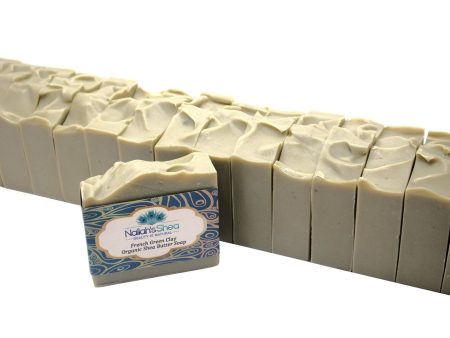 French Green Clay Shea Butter Soap Loaf Sale