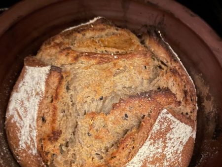 Einkorn Sesame Tarragon Sourdough Loaf 2lb Online Hot Sale