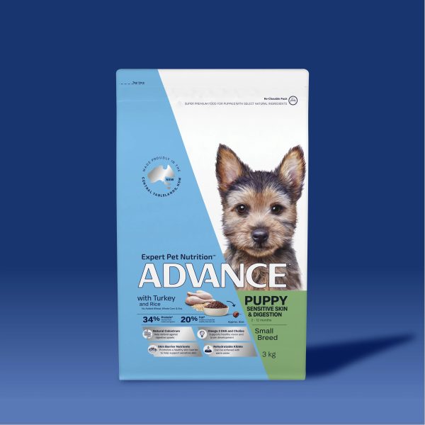 ADVANCE™ Sensitive Skin & Digestion Small Puppy Turkey and Rice Online