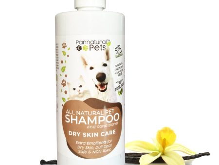 Pannatural Pets Shampoo - Dry Skin Care Oatmeal & Vanilla Sale