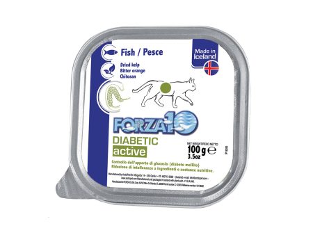 Forza10 Nutraceutic ActiWet Diabetic Support Icelandic Fish Recipe Canned Cat Food For Discount