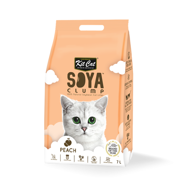 Kit Cat Soya Clump Peach For Cheap