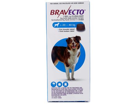 Bravecto Chewable Tablet for Dogs - Large 20-40kg Cheap