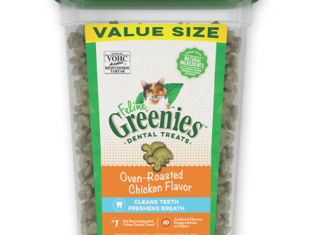 GREENIES Feline Dental Oven Roasted Chicken Cat Treats Cheap