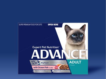 ADVANCE™ Adult Ocean Fish in Jelly Pouches on Sale