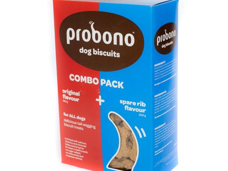 Pro Bono Combo Pack Dog Biscuit Treats Online now