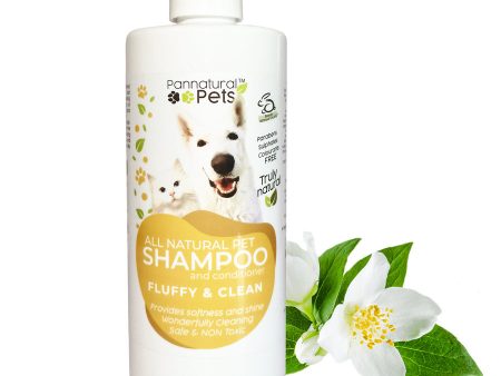 Pannatural Pets Shampoo - Fluffy and Clean Jasmine Supply