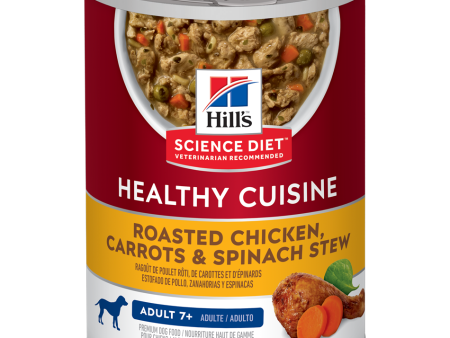 Hills Healthy Cuisine Chicken & Spinach Stew 7+ Can For Discount