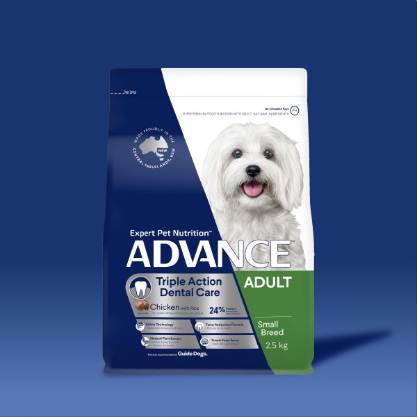 ADVANCE™ Dental Care Triple Action Adult Small Breed Chicken with Rice on Sale