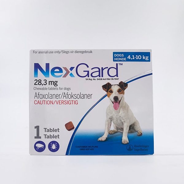 Nexgard Chewable Tick and Flea Tablets for Dogs  - Small 4.1 - 10kg For Sale