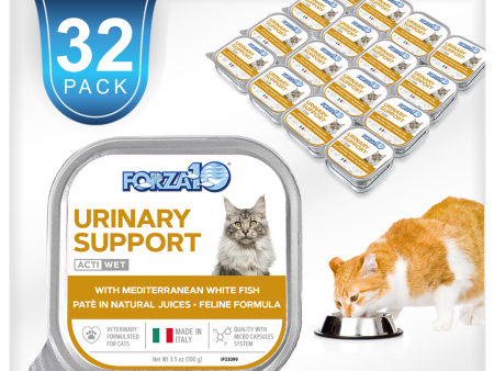 Forza10 Nutraceutic Actiwet Urinary Support Icelandic Fish Recipe Wet Cat Food Online now