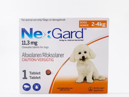 Nexgard Chewable Tick and Flea Tablets for Dogs - Toy 2 - 4kg Discount