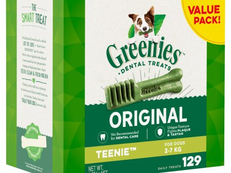 GREENIES Original Dental Teenie Dental Dog Treats 129 pack Cheap