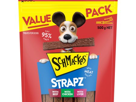 SCHMACKOS™ Strapz  3-Variety Chicken, Beef & Liver Treats Hot on Sale