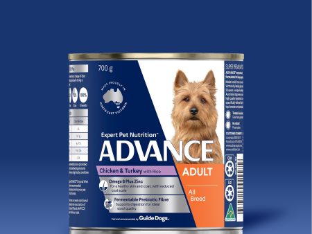 ADVANCE™ Adult All Breed Chicken and Turkey with Rice Cans For Sale